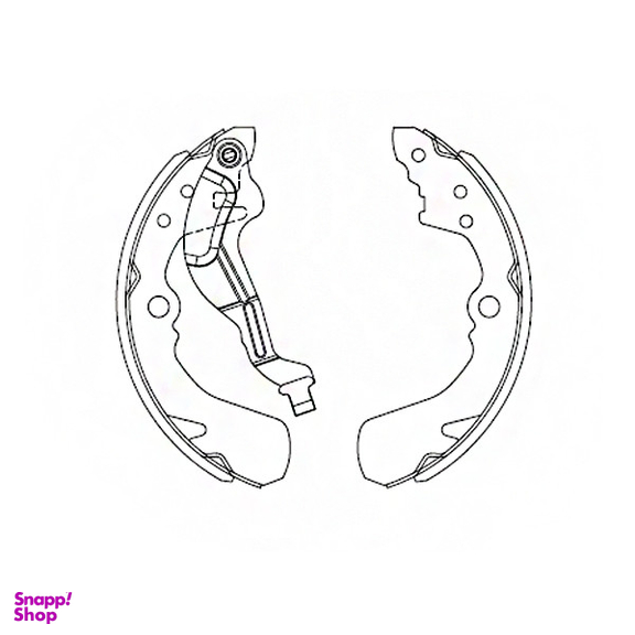 لنت ترمز عقب لنت پارس مدل 71060 مناسب برای تیبا