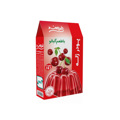 پودر ژله با طعم آلبالو فرمند وزن 100 گرم