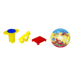 خمیر بازی 10 رنگ سطلی آریا به همراه دی وی دی کد 1068