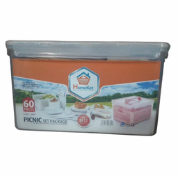 سبد پیک نیک 60 پارچه هوم کت مدل 2334