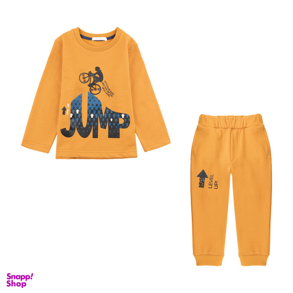 ست تیشرت و شلوار پسرانه فیورلا مدل JUMP کد 34555