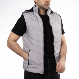 پافر مردانه مدل GD-s-17429169 رنگ طوسی روشن