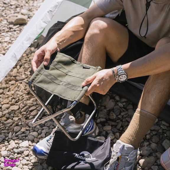 چهار پايه تاشو Naturehike مدل Aluminium alloy folding small stool کد Z012-L