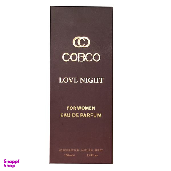 ادو پرفیوم زنانه کوبکو مدل  love night حجم 100 میلی لیتر