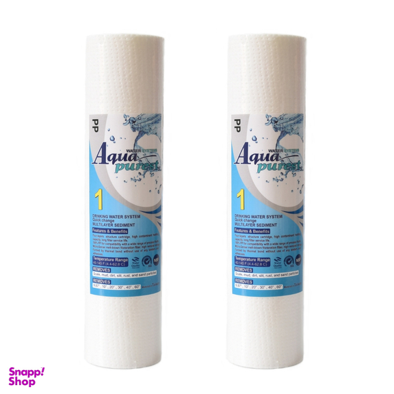 فیلتر دستگاه تصفیه آب آکوا پیورست مدل PP SEDIMENT 201 مجموعه 2 عددی
