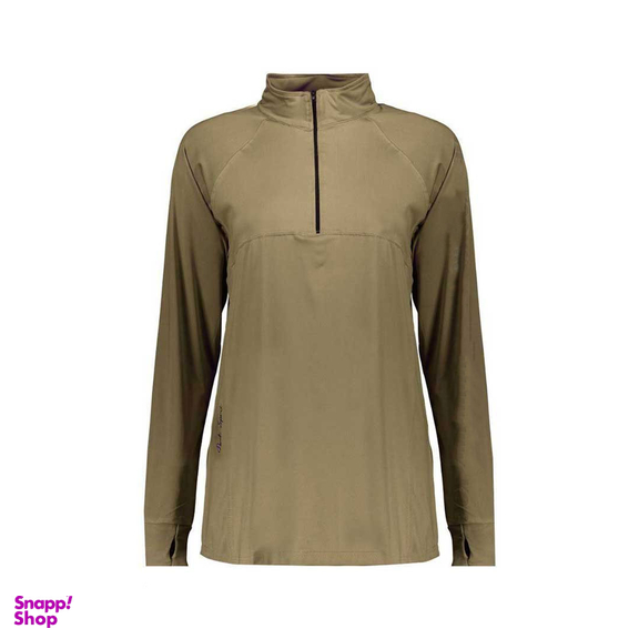 تونیک ورزشی زنانه پانیل رنگ خاکی