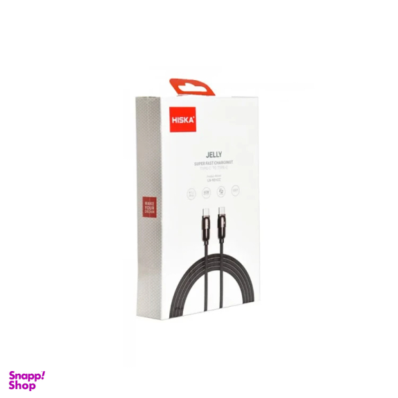 کابل تبدیل Type-C به Type-C هیسکا مدل LX-901CC PD 60W طول 1 متر