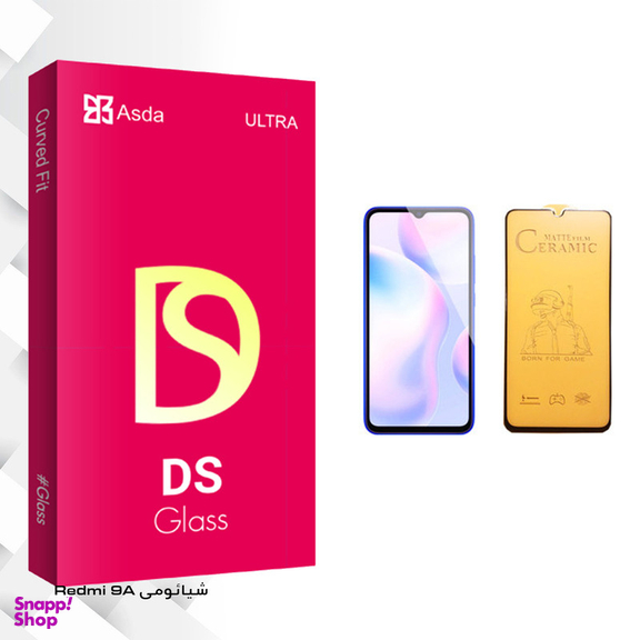 محافظ صفحه نمایش سرامیکی آسدا مدل DS glass مناسب برای گوشی موبایل شیائومی Redmi 9A
