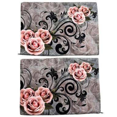 روبالشی طرح گل کد 315 مجموعه 2 عددی