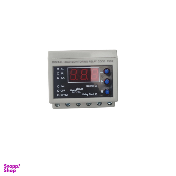 کنترل بار دیجیتال 15 آمپر شیوا امواج مدل DLF-15A کد 13F6 بسته 5 عددی