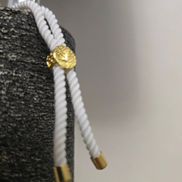 دستبند طلا 18 عیار زنانه شمیم گلد گالری مدل دایره و قلب کد D66-18