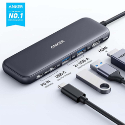 USB هاب 5 پورت Type-C انکر مدل 332