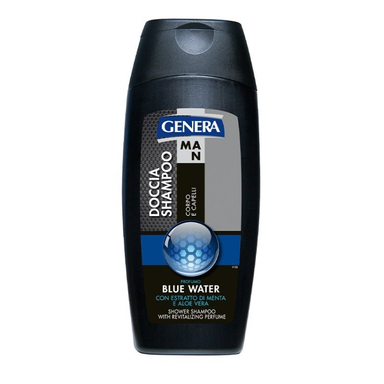 شامپو سر و بدن مردانه جنرا مدل Blue Water حجم 300 میلی لیتر
