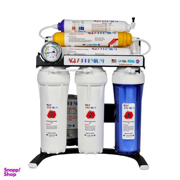 دستگاه تصفیه آب خانگی آکواپرمیوم مدل A7ORP7-BK-TP