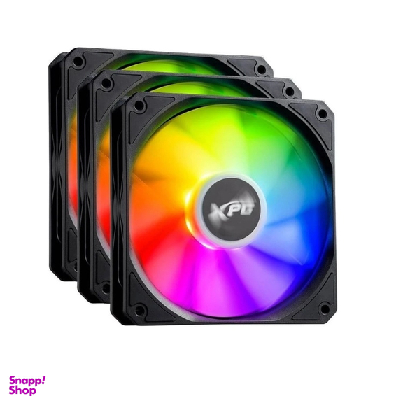 فن کیس ایکس پی جی مدل VENTO R 120 ARGB PWM بسته سه عددی