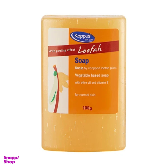 صابون شستشو کاپوس اسکین کر مدل لوفا وزن 100 گرم
