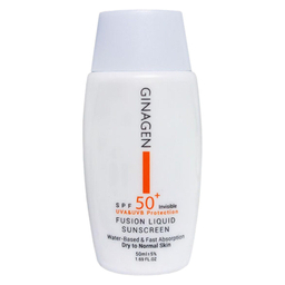 کرم ضد آفتاب بدون رنگ ژیناژن SPF 50 مدل 00 مناسب پوست های خشک و معمولی حجم 50 میلی لیتر