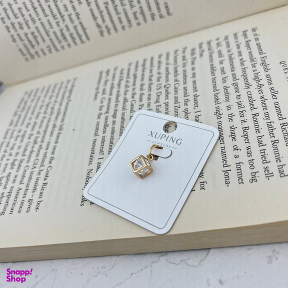 آویز گردنبند زنانه ژوپینگ مدل مکعب کد N4610