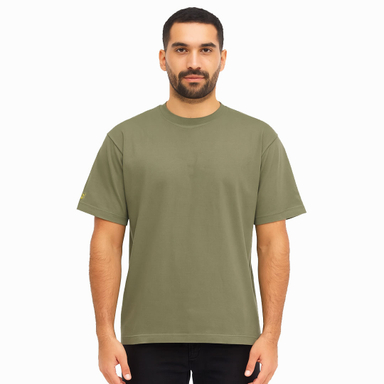 تیشرت مردانه مدل Basic رنگ سبز فرمی