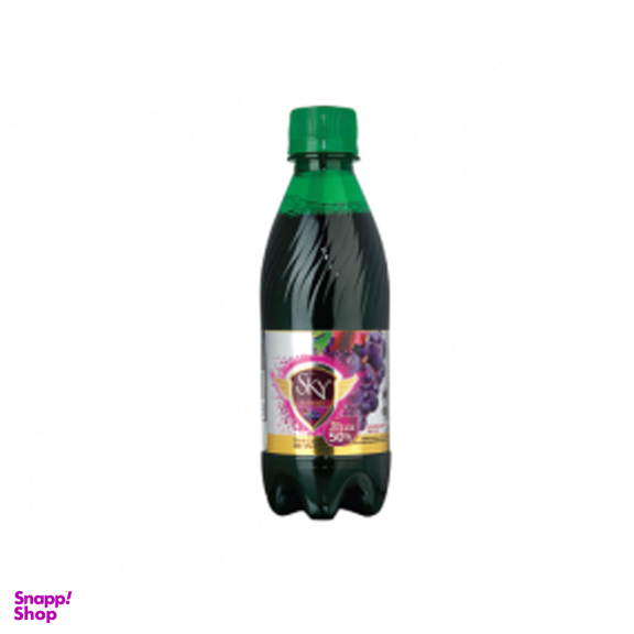 آبمیوه گازدار با طعم انگور شیرین عسل وزن 300 میلی لیتر