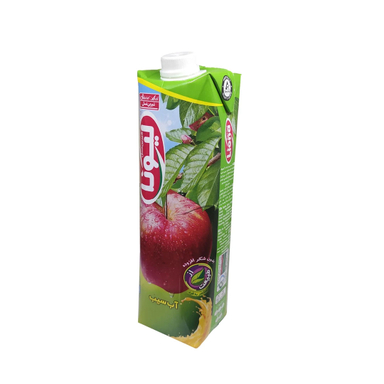 آبمیوه پاکتی لیونا با طعم سیب شیرین عسل حجم یک لیتر