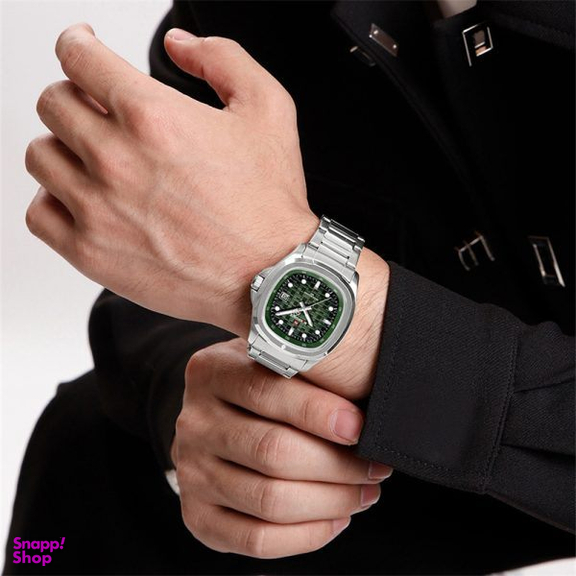 ساعت مچی عقربه‌ ای مردانه نیوی فورس مدل NF9240SGNS رنگ سبز نقره ای