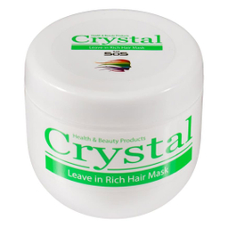 ماسک مو مغذی کریستال (Crystal) مدل بدون آبکشی حجم 500 میلی لیتر