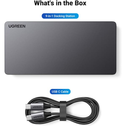 داک استیشن 100 وات 9 پورت USB-C یوگرین مدل CM615 کد 90912