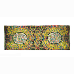 شال زنانه طرح کاشی کد 09