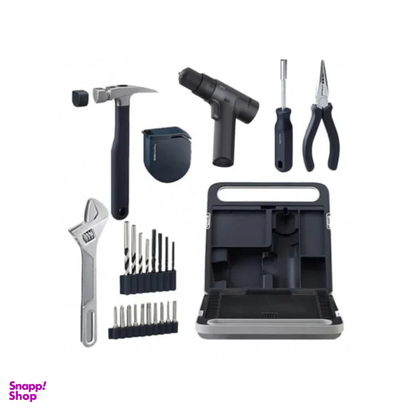 مجموعه ابزار 8 پارچه هوتو مدل HOTO 12V Brushless Drill Tool QWDZGJ002