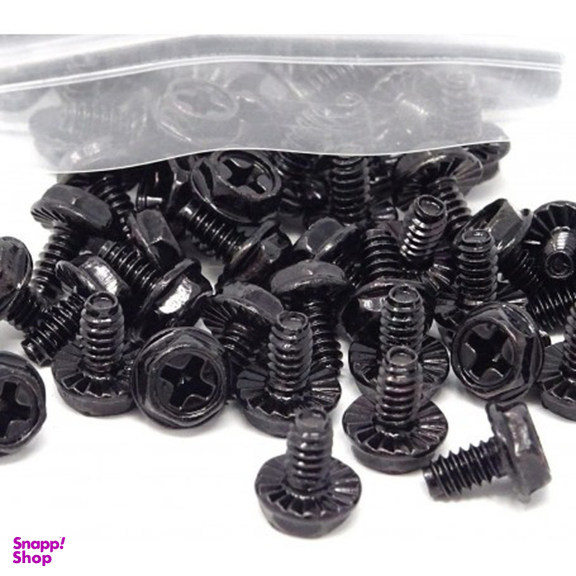 پیچ کیس کامپیوتر مدل 6mm بسته 50 عددی