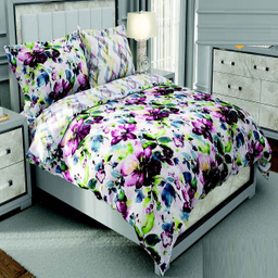 سرویس روتختی طرح ساتین پنبه پلاس کد128 یک نفره چهار تکه