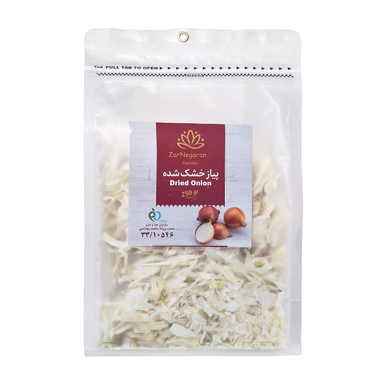 پیاز خشک زرنگاران وزن 250 گرم