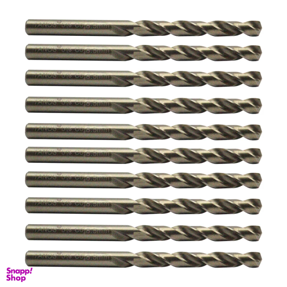 مته کبالت تانوس مدل YP-HSS-SIZE8.5 سایز 8.5 میلی متر مجموعه 10 عددی