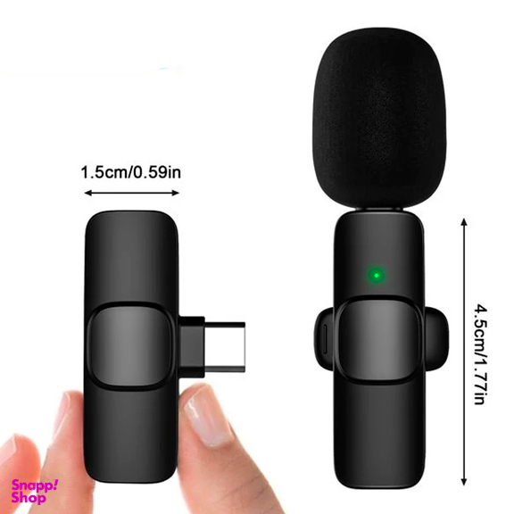 میکروفن یقه ای بی سیم مدل K9 Dual Type-C