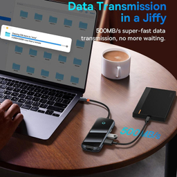 هاب 5 پورت USB-C بیسوس مدل WKJZ010113