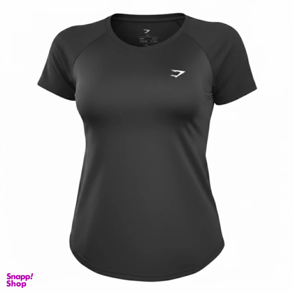 تیشرت ورزشی آستین کوتاه زنانه مدل GS-m-M-RUN-Dri Fit-176384 رنگ مشکی