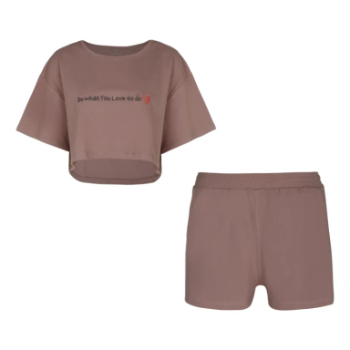 ست نیم‌ تنه و شلوارک زنانه مدل GD-16529818