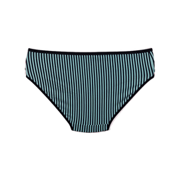 شورت زنانه اسلیپ میسپل طرح راه راه کد BLU-1059-10 رنگ آبی