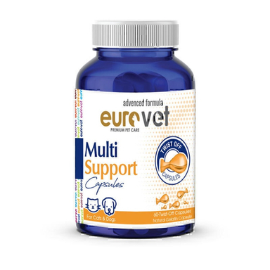 قرص تقویتی سگ و گربه یوروپت مدل Multi Support بسته 60 عددی