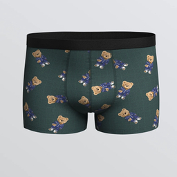 شورت پادار مردانه ال سی وایکیکی مدل تدی آنتی باکتری بسته 3 عددی