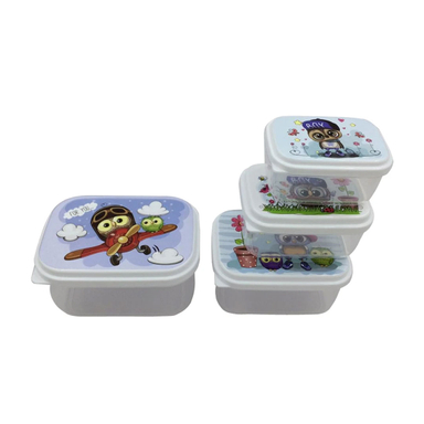 ظرف نگهدارنده زیبا کد 0006 مجموعه 4 عددی