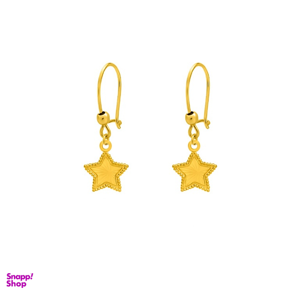 گوشواره طلا 18 عیار زنانه اقلیمه کد ET1711