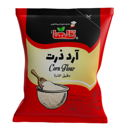 آرد ذرت گلها وزن 150 گرم بسته بندی سلفون