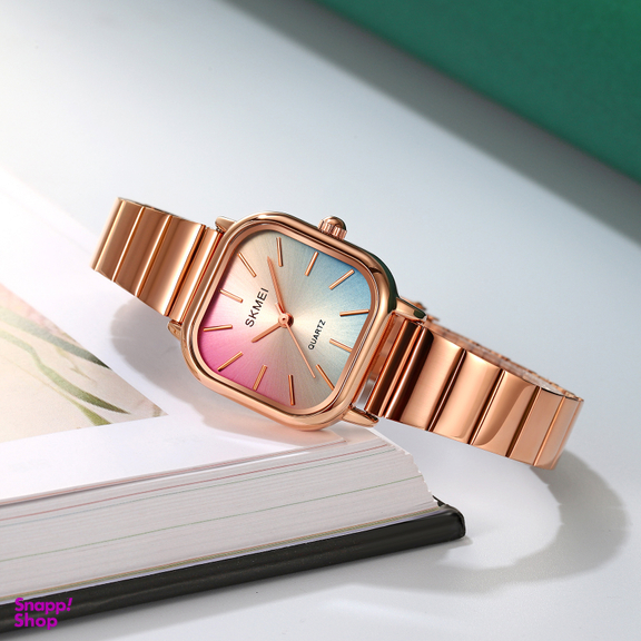 ساعت مچی عقربه ای زنانه اسکمی مدل 2190 رنگ رزگلد