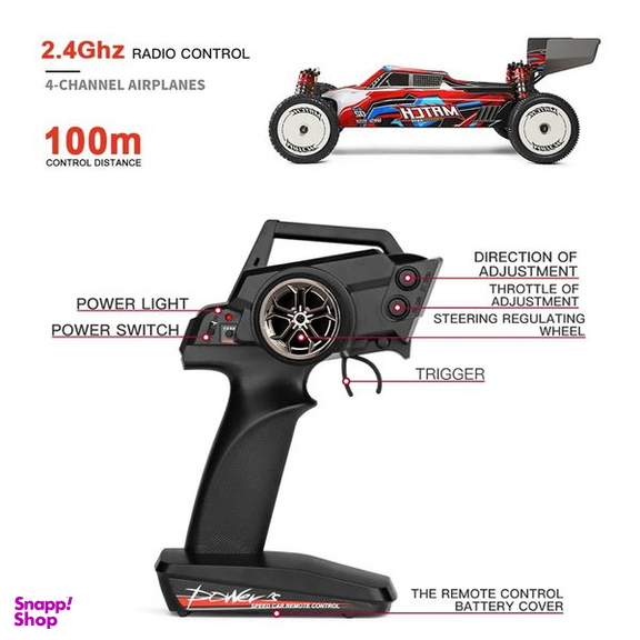 ماشین بازی کنترلی دبلیو ال تویز مدل 104001 RC