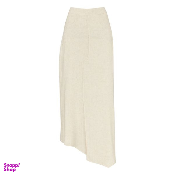 دامن زنانه سرژه مدل 210198 رنگ کرم