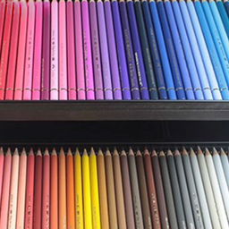 مداد رنگی فابر کاستل مدل پلی کروم 120 رنگ جعبه چوبی