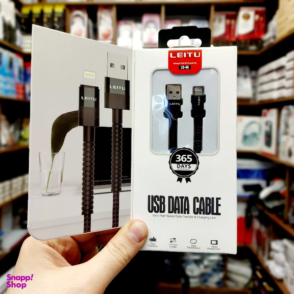 کابل تبدیل USB به Lightning لیتو مدل LD-46 طول 1 متر