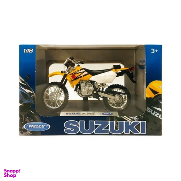 ماکت موتور سیکلت سوزوکی Suzuki ولی Welly مدل Drz400